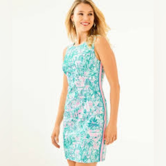 NWT Lilly Pulitzer Mila Stretch Shift - Camelflage - 16 - Picture 5 of 5